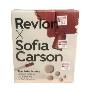 Revlon X Sofia Carson Limited Edition Lip & Nail Kit The Sofia Nudes NEW
